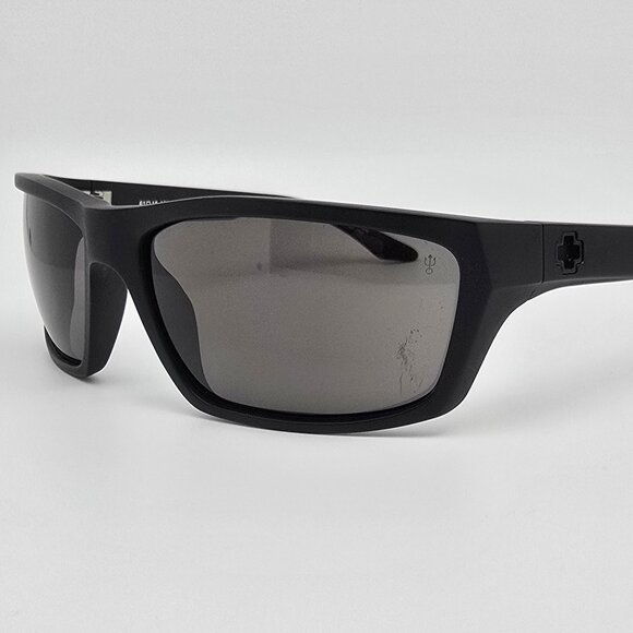 *SOLD* Spy Optic Kash Matte Black Frame Polarized Grey Lens Sunglasses 61-15-125 - Picture 1 of 16